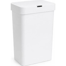 Die Grup Ultra Mega Boy Otomatik Hareket Sensörlü Çöp Kovası, Banyo Çöp Kovası, Çocuk Odası Çöp Sepeti, Çöp Kutusu, (3 Adet 1.5 V Aa Pil, Piller Pakete Dahil Değildir.) 27X41X65 cm (50 Litre Beyaz)