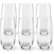 Die Grup Kristal Cam Meşrubat Bardağı Seti 6'li, Her Bardak 510 Ml, Uzun Şeffaf Su, Limonata ve Meyve Suyu Bardağı