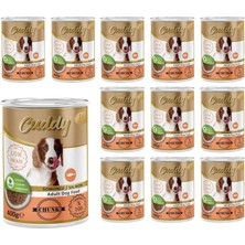 Die Grup Yetişkin Köpek Somonlu ve Jöleli Konserve Mama 400 gr x 12 Adet