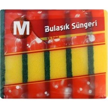 Die Grup Bulaşık Süngeri - Düz 5'li
