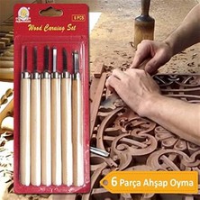 Die Grup 6 Parça Kaliteli Ahşap Oyma Torna Bıçak Seti