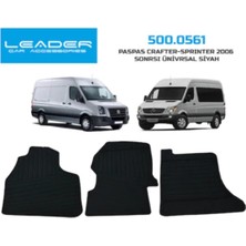 Die Grup Vw Crafter Mercedes Ile Uyumlu Sprinter Minibüs ve Panelvan Kauçuk Paspas Ön
