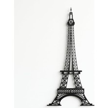 Die Grup Paris Eyfel Kulesi Metal Duvar Sanatı Dekoru - 3D Duvar Silueti Metal Duvar Dekoru Ev Ofis Dekorasyonu Yatak Odası Oturma Odası Dekor Heykel (14 G x 30 Y/36X76CM)