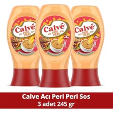 Die Grup Calve Acı Sos Peri Peri Biberi 245 gr x 3 Adet