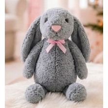 Die Grup Uyku Arkadaşım Uzun Kulak Bunny Peluş Tavşan 65 cm Gri