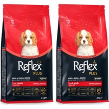 Die Grup Plus Kuzu Etli Mini ve Küçük Irk Yavru Köpek Maması 3 kg (2 Paketi)