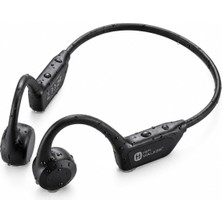 Die Grup T10LITE Kablosuz Bluetooth 6.0 Spor Kulaklıklar Kemik Iletim Koşu Bisiklet Açık Kulak Tasarım Hifi Sürücü 18H Pil Hafif Konfor 28G