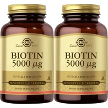Die Grup Biotin 5000 Mcg, 50 Kapsül, 2 Adet Set, Vegan Uyumlu