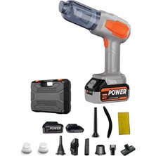 Die Grup 120W Kablosuz Şarjlı El Süpürgesi – 20.000 Pa Emiş Gücü, 100.000 Rpm Motor, 200 ml Toz Haznesi, Çift Batarya (10.000 Mah + 15.000 Mah), Araç Içi ve Ev Tipi Mini Süpürge