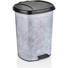Die Grup Ultra Lux Kalite Pedallı Çöp Kovası 20 Litre Grande Desen-Granit Içinde Çıkabilen Ek Kovası Mevcuttur
