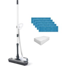 Die Grup PTEU0289 Moppy White Premium, Eloksallı Alüminyum,%99,9 Virüsleri, Mikropları ve Bakterileri Yok Eder, Beyaz