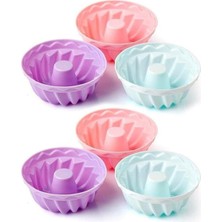 Die Grup Axe Tools 6lı Silikon Kek Kalıbı Göbekli Muffin Cupkek Silikon Kalıp