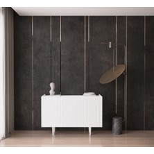 Die Grup Enwood Capella Beyaz Mdf 3 Kapaklı Raflı 120 Lık Konsol Beyaz 120 x 80