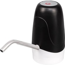 Die Grup Şarjlı Damacana Su Pompası, Beyaz, Plastik, Çift Batarya, Uzun Şarj Ömrü, 5W, USB Type-C, Modern Tasarım (Siyah)