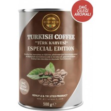 Die Grup Tüfekçi Dağ Çilek Aromalı Türk Kahvesi Teneke, 500 G