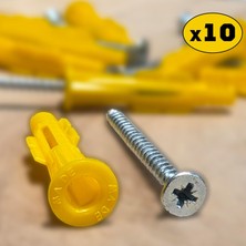 Die Grup Dübel ve Vida Seti, Dübel 8X50 Mm—vida 5X60 mm (10'lu Set)