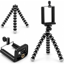 Die Grup 25 cm Esnek Ahtapot Mini Tripod Telefon ve Kamera Tutucu Z-02