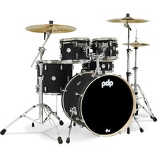 Die Grup & Percussion Davul Seti Konsept Akçaağaç 5 Parça, Saten Siyah Kabuk Paketi (PDCM2215BK)