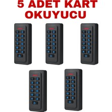 Die Grup SR-206 Em-W IP68 Su Geçirmez Kartlı ve Şifreli Geçiş Sistemi Proximity Rfıd Kart Okuyucu 125 Khz 5 Adet