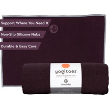Die Grup Yogitoes Yoga Havlusu, Kaymaz ve Hızlı Kuruyan Sıcak Yoga Için Kauçuk Tabanlı Kavrama Noktaları, Ince ve Hafif, 40 Cm, Indulge