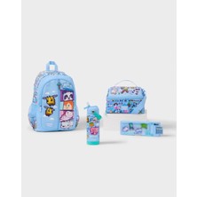 Smiggle Minecraft Classic Okul Çantası 4'lü Set