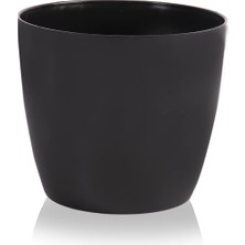 Die Grup Saksı No:5 Drenaj Aparatı ile Birlikte 34CM, 22 Litre Siyah