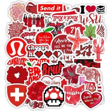 Die Grup Kırmızı Tutku Sticker Seti