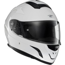 Die Grup ZS-827 Kapalı Motosiklet Kaskı White M