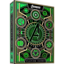 Die Grup Avengers Green Edition Premium Oyun Kartları - Marvel Studios'un Infinity Saga Deck
