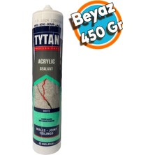 Die Grup Amaçlı Beyaz Akrilik Mastik Silikon Kokusuz Boyanabilir 450 gr