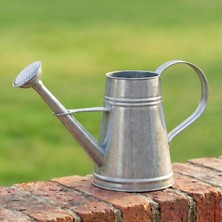 Die Grup Stella 3 Litre Metal Çiçek Bahçe Sulama Kabı – Modern Dekoratif Çok Amaçlı Sulak (Galvaniz)
