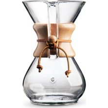 Die Grup Chemex Cam Kahve Demleme Sürahi-Karaf 600 ml (Borosilikat Cam) - 4 Cup Coffee Pot