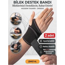 Die Grup 2 Adet El Bilek Ateli Bandajı Spor Çalışma Bandı Statik Splinti Bilekliği Aparatı - WA11420