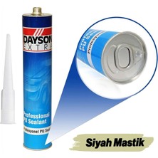 Die Grup Poliüretan Pu Mastik Siyah Genel Amaçlı Silikon 280 ml