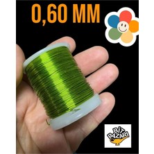 Die Grup Bakır Çiçek Teli 0,60 mm - Takı Teli - Hobi Teli - 1 Makara 060TEL Zümrüt