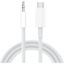 Die Grup Type-C To 3.5mm Aux Ses Kablosu Dönüştürücü Beyaz AX806