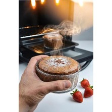 Die Grup Isıya Dayanıklı Cam Fırın Kasesi 2'li 10 Cm-Sufle Kabı