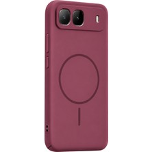 Uryport Infinix Hot 60I 5g Mika Pc Magsafe Kapak - Bordo