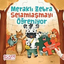 TeknoKapsül Meraklı Zebra Selamlaşmayı Öğreniyor - Yapbozlu Kitap 2