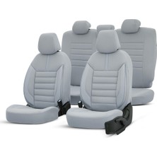 Die Grup Limited Design Ortopedik Ekstra Destekli Oto Koltuk Kılıfı Tam Set (Füme)