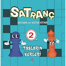 TeknoKapsül Satranç Boyama Kitabı 2 - Taşların Yerleri