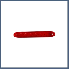 Bezos Kırmızı Parmak LED Dorse Lamba 6 Ledli 13.5 cm 12-24V BZS10