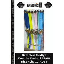 Armoris Özel Seri Hediye Kombin Kadın Safari Bileklik 12 Adet
