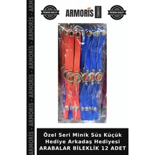 Armoris Özel Seri Minik Süs Küçük Hediye Arkadaş Hediyesi Arabalar Bileklik 12 Adet