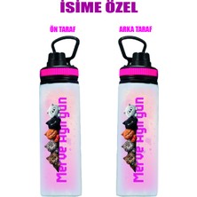 Dkdz Shop Isime Özel Metal Suluk - Su Matarası 800ML.