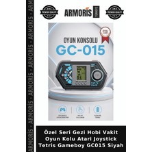 Armoris Özel Seri Gezi Hobi Vakit Oyun Kolu Atari Joystick Tetris Gameboy GC015 Siyah