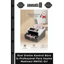 Armoris Özel Üretim Kontrol Büro Iş Profesyonel Para Sayma Makinesi MNY01 Gri