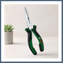 Bezos Kargaburun Pense 180 mm Uzun Uçlu Ergonomik Saplı BZS10