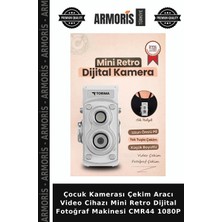 Armoris Çocuk Kamerası Çekim Aracı Video Cihazı Mini Retro Dijital Fotoğraf Makinesi CMR44 1080P