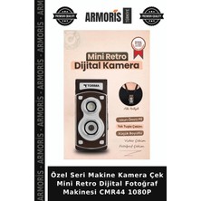 Armoris Özel Seri Makine Kamera Çek Mini Retro Dijital Fotoğraf Makinesi CMR44 1080P